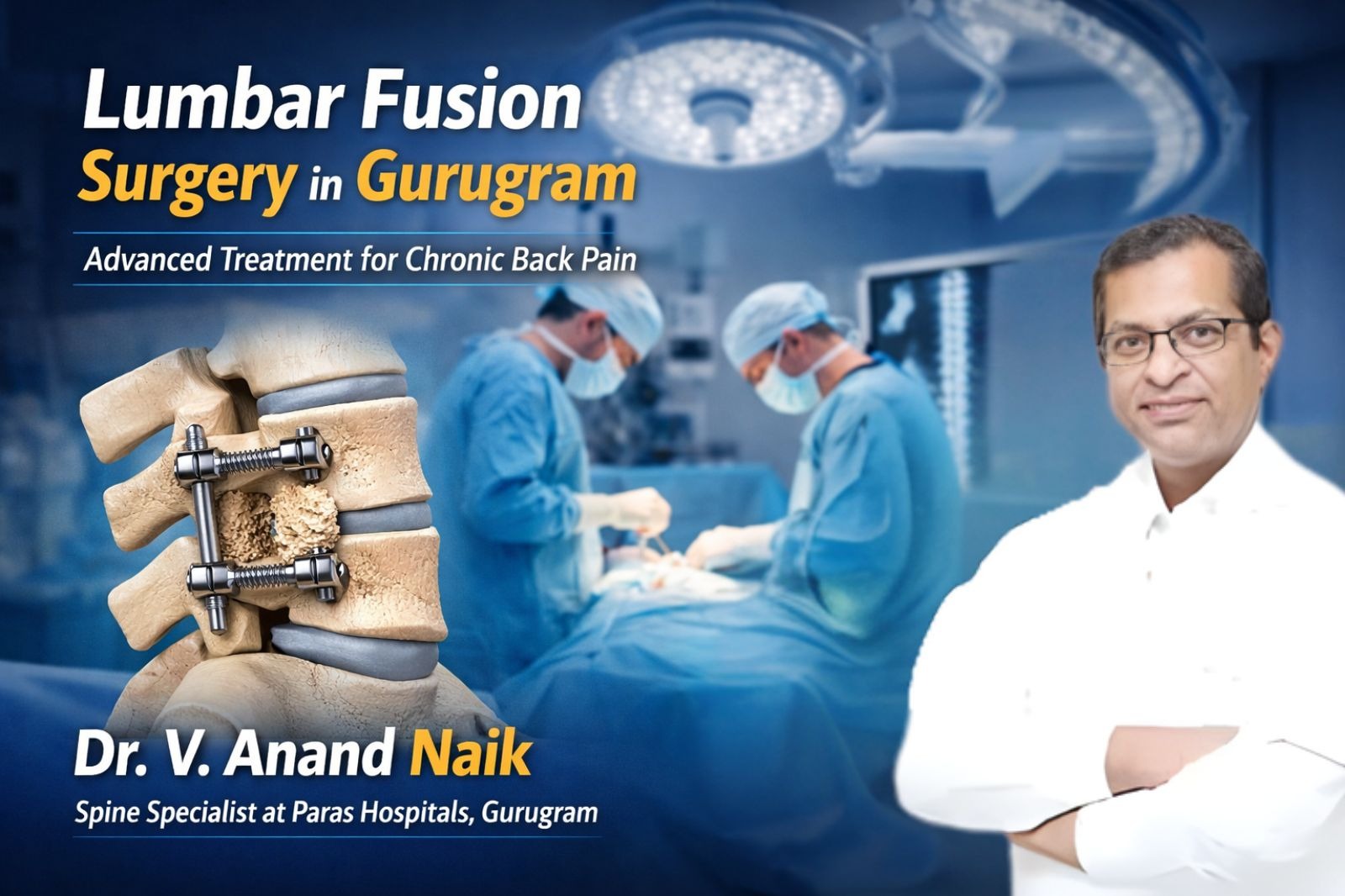 Lumbar Fusion Surgery in Gurugram