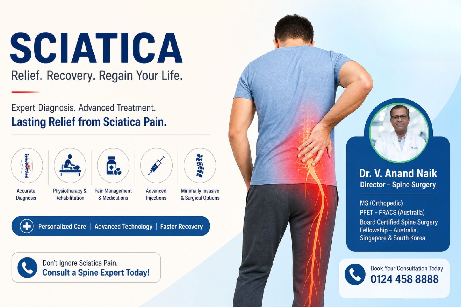 Best Doctor for Sciatica Treatment in Gurgaon